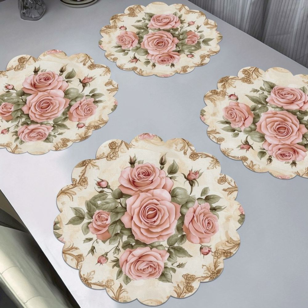 Table Runner - Mantel individual de lino estampado con