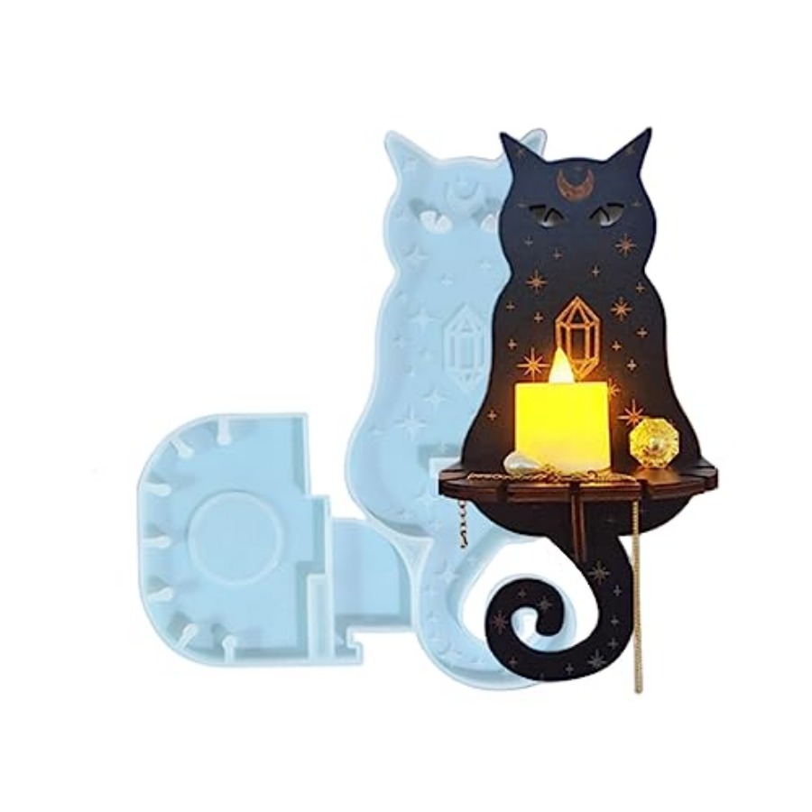 Moldes de Resina de Silicona,  - Candle Holder Decor reseña y precio