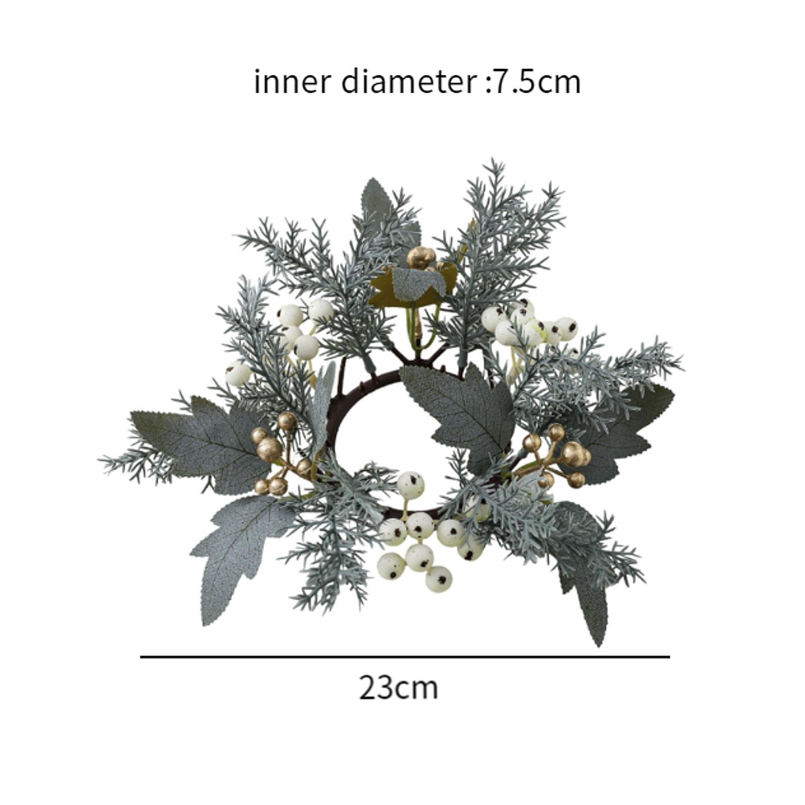 Corona de velas con flores art - Candle Holder Decor reseña y precio