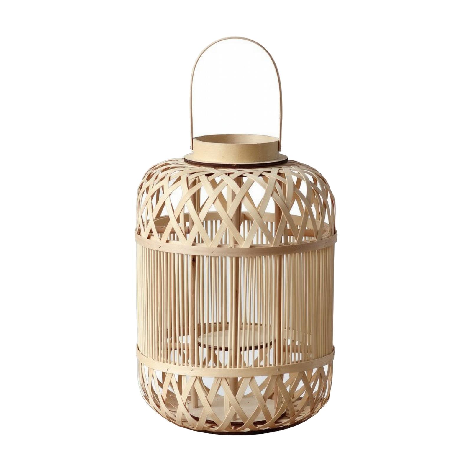 Lámpara decorativa de bambú pa - Candle Holder Decor reseña y precio
