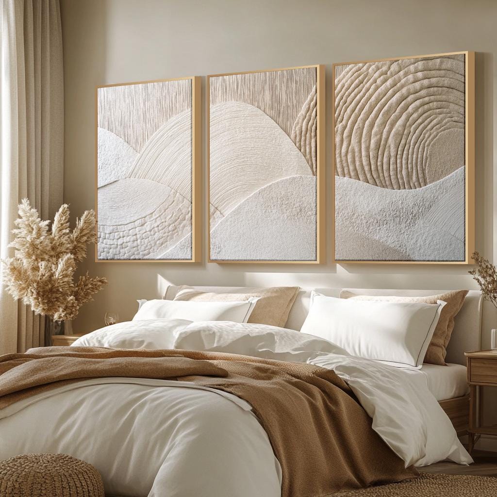 Juego de 3 Cuadros Decorativos - Abstract Canvas Set reseña y precio