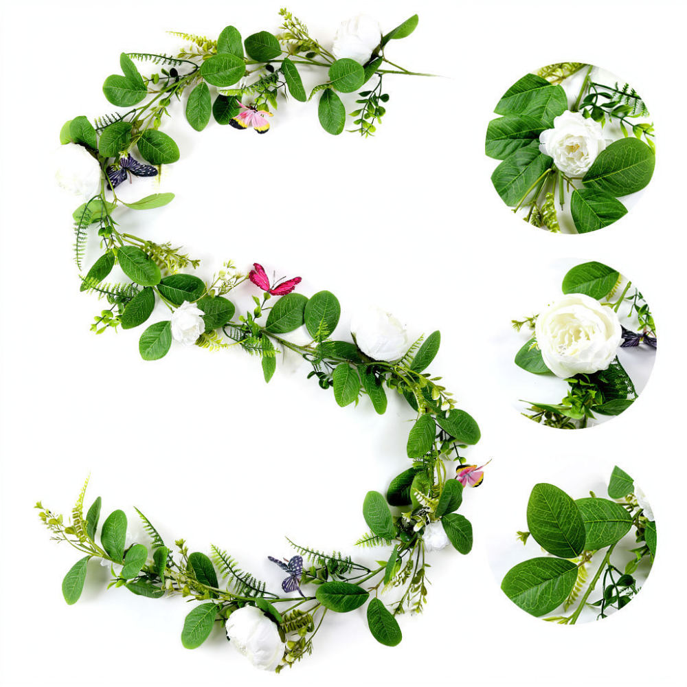 Guirnalda de flores artificial - Table Runner reseña y precio