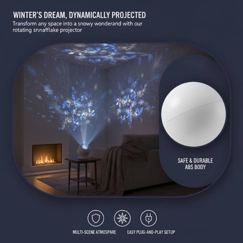 Lámpara Proyector LED de Copos - Vase Decor reseña y precio